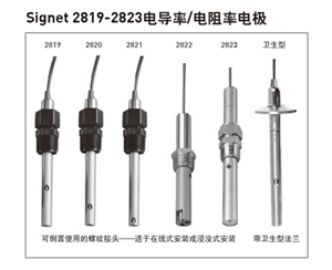 +GF+ Signet 2819-2823电导率/电阻率电极